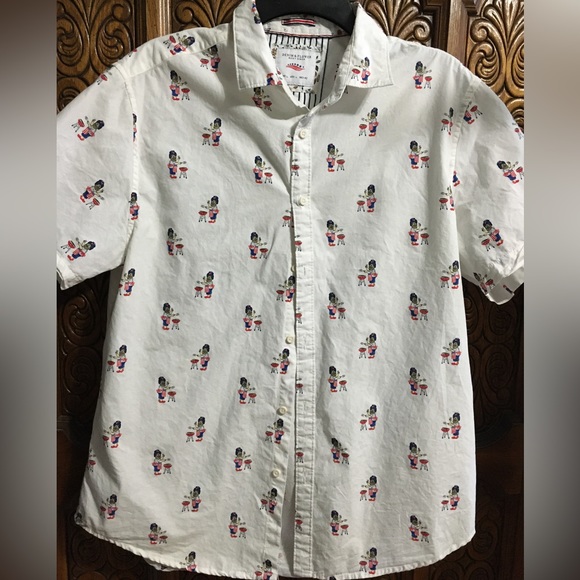 DENIM & FLOWER Mens patriotic Shirt. - Picture 7 of 13